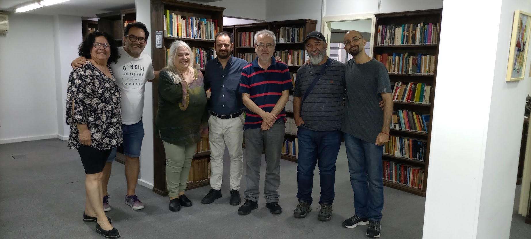 Fotografía grupal del vínculo inicial con el CEHTI