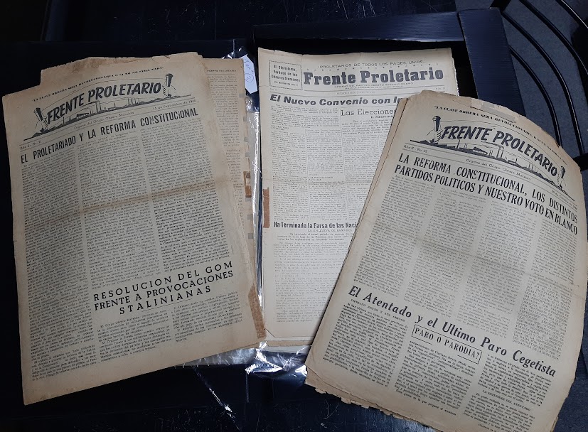 Conjunto de documentos incluidos en la custodia del CEHTI