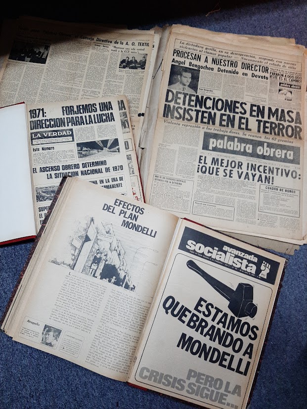 Material impreso y documental del archivo donado